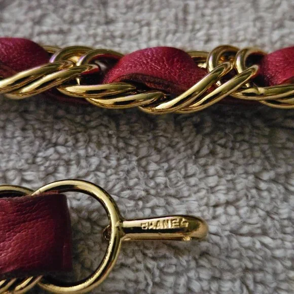 CHANEL #5 1987 Belt Authentic Very Rare - Picture 4 of 9
